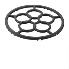Wok Ring Cast Iron Stand with AntiSlip Surface, Sturdy Wok Support for Gas Stove Kitchen Use