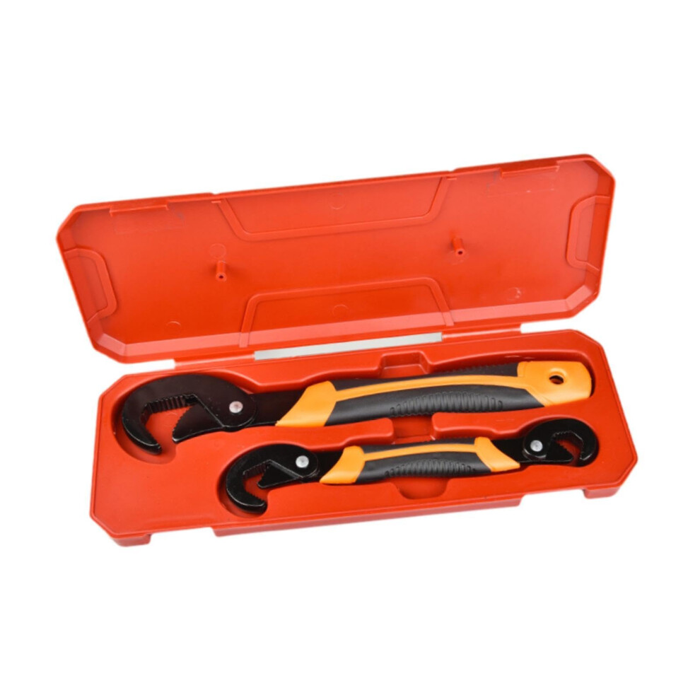 Water Pipe And Nut Wrench Set, 2Piece Multifunctional Plumbing Tool Set For Home Maintenance And Diy Projects, Multicolored 9347817124989
