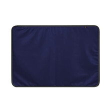 PU Leather Monitor Cover for iMac 24 Inch with Soft Lining and Rear Pocket Dustproof Purple