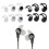 Replacement Silicone Tips for In Ear Earphones Earbuds-White 4