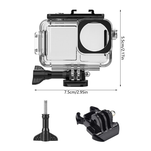 Waterproof Housing Case for OSMO Action Camera 131FT Underwater 1
