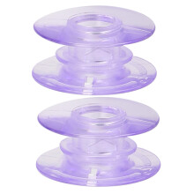 2 Pcs Transparent Empty Bobbins for PFAFF Sewing Machine Household Use