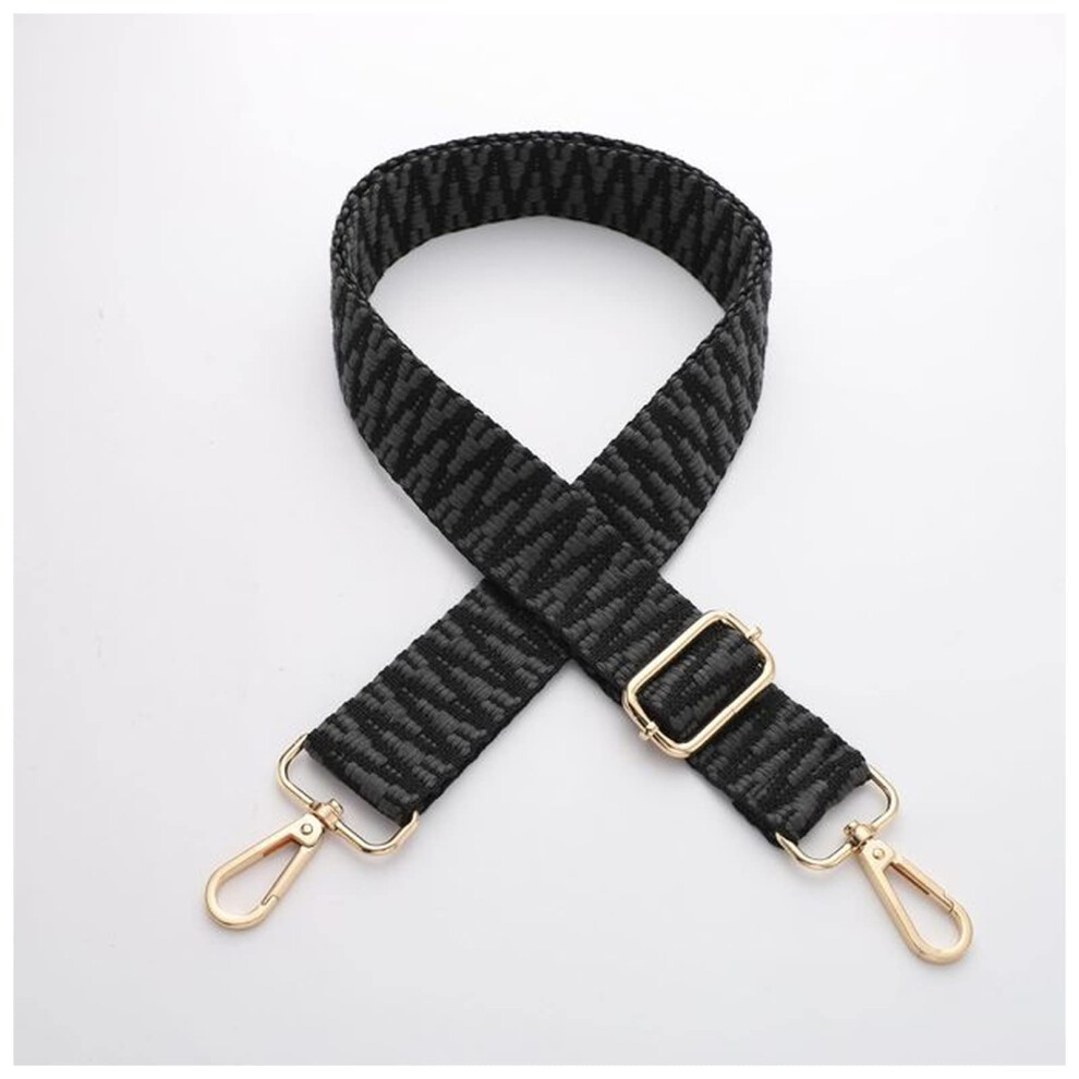 Camera Strap For Women Handbag Wide 3.8Cm Belt Shoulder Crossbody Bag Strap Replacement Adjustable (A6, Metal ) Black 9347817125658
