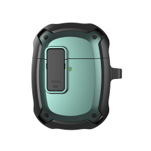 Anti-slip Sleeve for Pixel Buds A-Series Headset-Black green