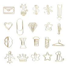 Trombones dorés durables et fiables, antidérapants, légers, aux formes mignonnes, pour une créativité sans fin. Fournitures de bureau