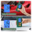 Digital Thickness Meter Car Paint Thickness Backlit Automatic Rechargeable Mini Coating Thickness Gauge Micrometer Scale 2