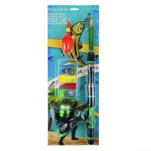 1.8M Telescopic Fishing Pole And Reel With 3BallBearing 5.2:1 Gear Ratio For Travel Surf Saltwater Freshwater Green