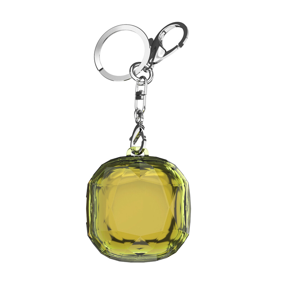 Anti-Fall Earphone Case Cover For Buds-Translucent Yellow 7709000300242