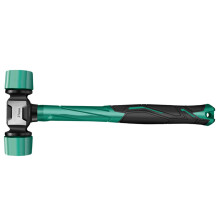 Multifunctional ergonomic antivibration rubber mallet, professional woodworking, floor tiles, installation hand tool 27mm