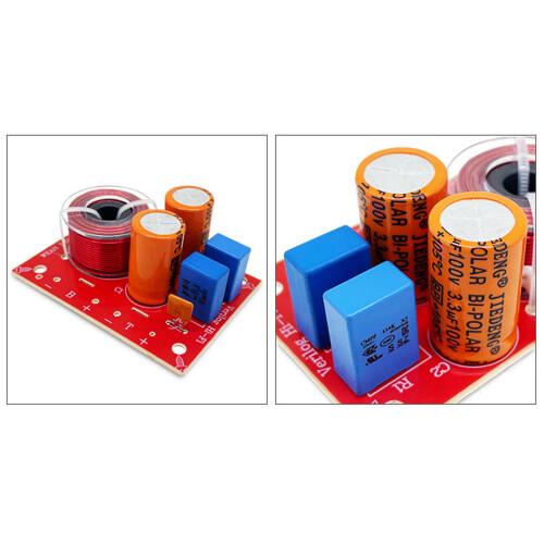 2-Way Speaker Divider, 80W Long Durability Crossover Filter, 2