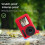 Dust-proof Silicone Case with Hanging Rope Waterproof-Red Color 6