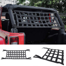 Rete di carico superiore posteriore per Jeep Wrangler JK 2007-2018, rete da tetto per auto, amaca da 157x54cm