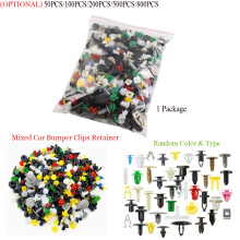 Set di rivetti di fissaggio universali per pannelli interni in plastica, paraurti, perni di fissaggio multifunzione, accessori per auto, clip per
