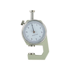 Digital Thickness Meter 010mm Dial Gauge 3Piece Set Leather And Paper Thickness Tester 0.1mm Accuracy For Hollow Pipes