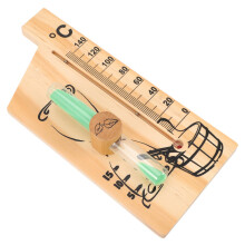 Sauna Hourglass Timer with Elegant Wooden Design for Steam Room Countdown