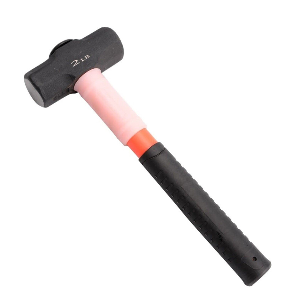 2Lb 4Lb Building Hammer Drilling Crack Hammer Ppr Handle Building Sledge Hammer (Color: Black, Size: 3Lb) 3Lb Black 9382693792730