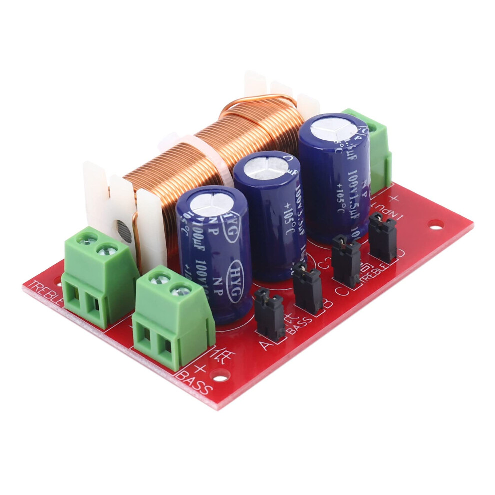 400W Speaker Crossover 2Way Frequency Divider Low 416 Ohm For Speakers 9382693792716