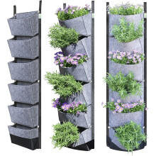 Poche de Mur pour Jardin - JardiniÚre Murale Extérieure Verte, Conteneur de 45L