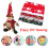 Weihnachts-Baumwoll-Patchwork-Stoff 20x25 cm 40g 8