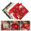 Weihnachts-Baumwoll-Patchwork-Stoff 20x25 cm 40g 5