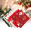 Weihnachts-Baumwoll-Patchwork-Stoff 20x25 cm 40g 4