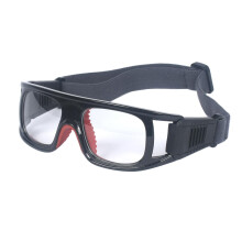 FootballBasketball Sports Glasses, Outdoor Sports Glasses, Safety Goggles, Eye Protection, Headband Glasses Black/Red