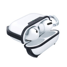 Védőtok AirPods Pro-hoz (2. generáció), Teljes testet fedő, ütésálló, katonai minőségű borítás, antisztatikus, megerősített sarkok,