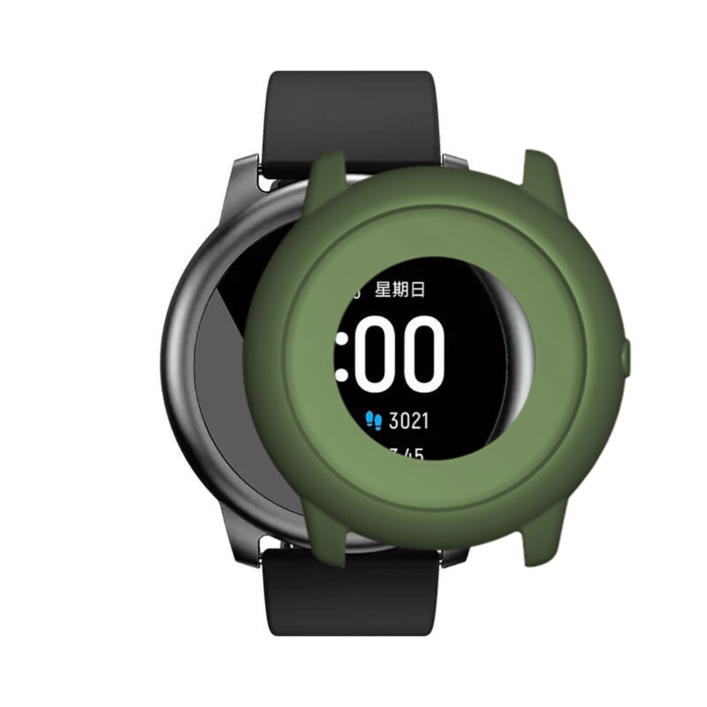 Shockproof Watch Shell Durable Silicone Cover For Solar Ls05 Smartwatch With Screen Protector Easy Access Controls Lightweight Custom Fit Anti 9191629753796