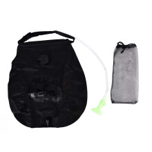 Tragbare Duschtasche für den Outdoor-Bereich, solarbetriebene Campingdusche, einziehbar, hochbelastbar, ungiftig, umweltfreundlich, für