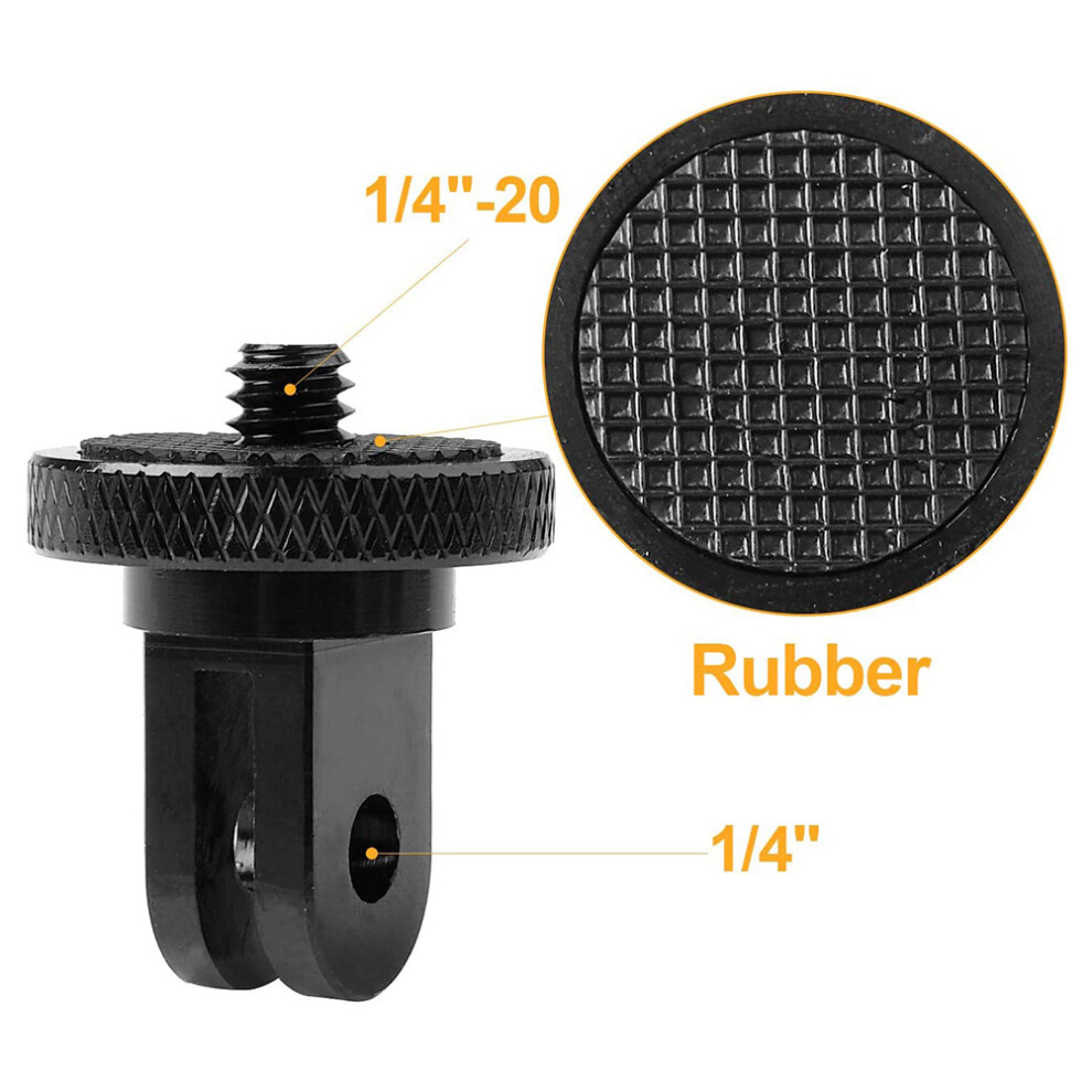 Aluminum Tripod Mount Adapter 1/4In For Cameras & Dv, 1.2X0.2x1 Inch 5091373933519