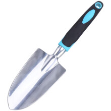 Garden Trowel, Heavy Duty Gardening Tool with Ergonomic Handle, RustResistant Spade (Blue)