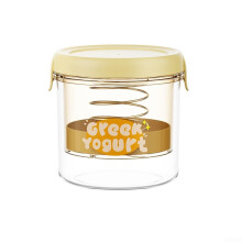 Greek Yogurt Maker and Strainer with Lid, Fine Mesh for Homemade Creamy Yogurt, SpaceSaving Design