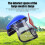 Grinding shield, clear face shield, antifog lightweight protective hood for welding 3