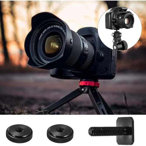 Flash shoe mount adapter, camera accessory – flash shoe holder, accessory mount for action camera 1/4 inch 1