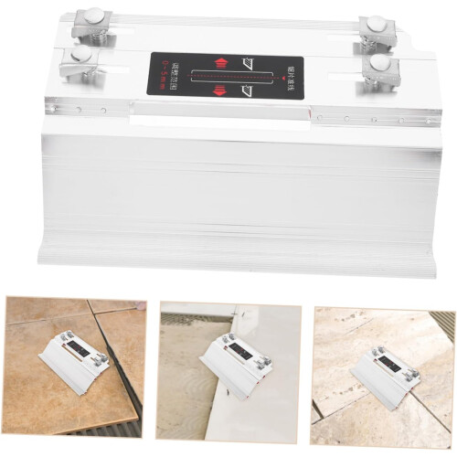 Tile Cutting Guide Chamfer Frame Tile Chamfer Machine Part Tile Chamfer Frame Aluminium Alloy Silver 1
