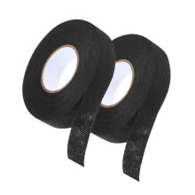 Temperature Resistant Harness Tape 2 Rolls Cloth Tape For Auto Wire Harness Noise Reduction Vibration Control