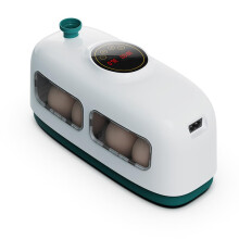 Egg Incubator 8Egg Capacity, Manual Turning Hatcher with LED Temperature Display, Visual Window, for Chickens
