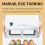 Egg Incubator 8Egg Capacity, Manual Turning Hatcher with LED Temperature Display, Visual Window, for Chickens 2