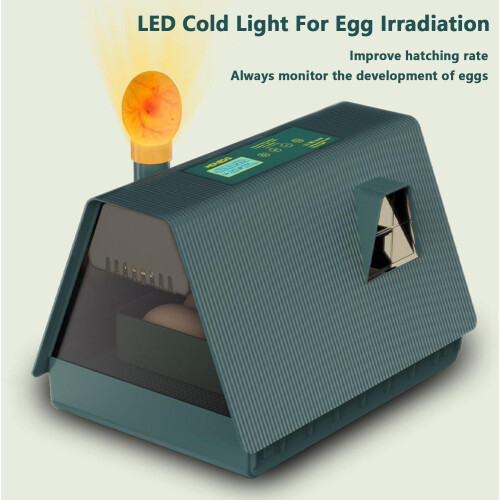 Automatic EggTurning Egg Incubator With Adjustable Interval, Digital Display, LED Light, For Chicken, Duck, Quail Eggs 1