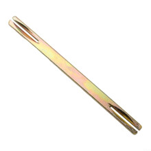 85130mm Square Spindle For Door Handles, 8mm Galvanized Push Pin Iron Construction With Notched Pins 120mm Compatible