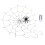 LED Spider Web Lights with Remote, Waterproof, Warm White 50mAh 15