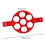7 Holes Silicone Pancake Mold Egg Ring Nonstick Kitchen Baking Tool 3
