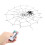 LED Spider Web Lights with Remote, Waterproof, Warm White 50mAh 11