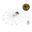 LED Spider Web Lights with Remote, Waterproof, Warm White 50mAh 8