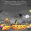 LED Spider Web Lights with Remote, Waterproof, Warm White 50mAh 5