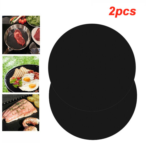 Non-Stick 40cm BBQ Mats Easy Clean PTFE Coated Reusable & Durable 1
