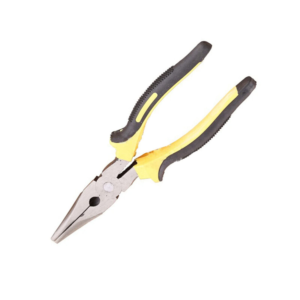 Flatnose Pliers, Steel, Pvc, Nonslip, Ergonomic Grip, Rust, Multifunctional Combination Pliers For Repairs 9382693794345