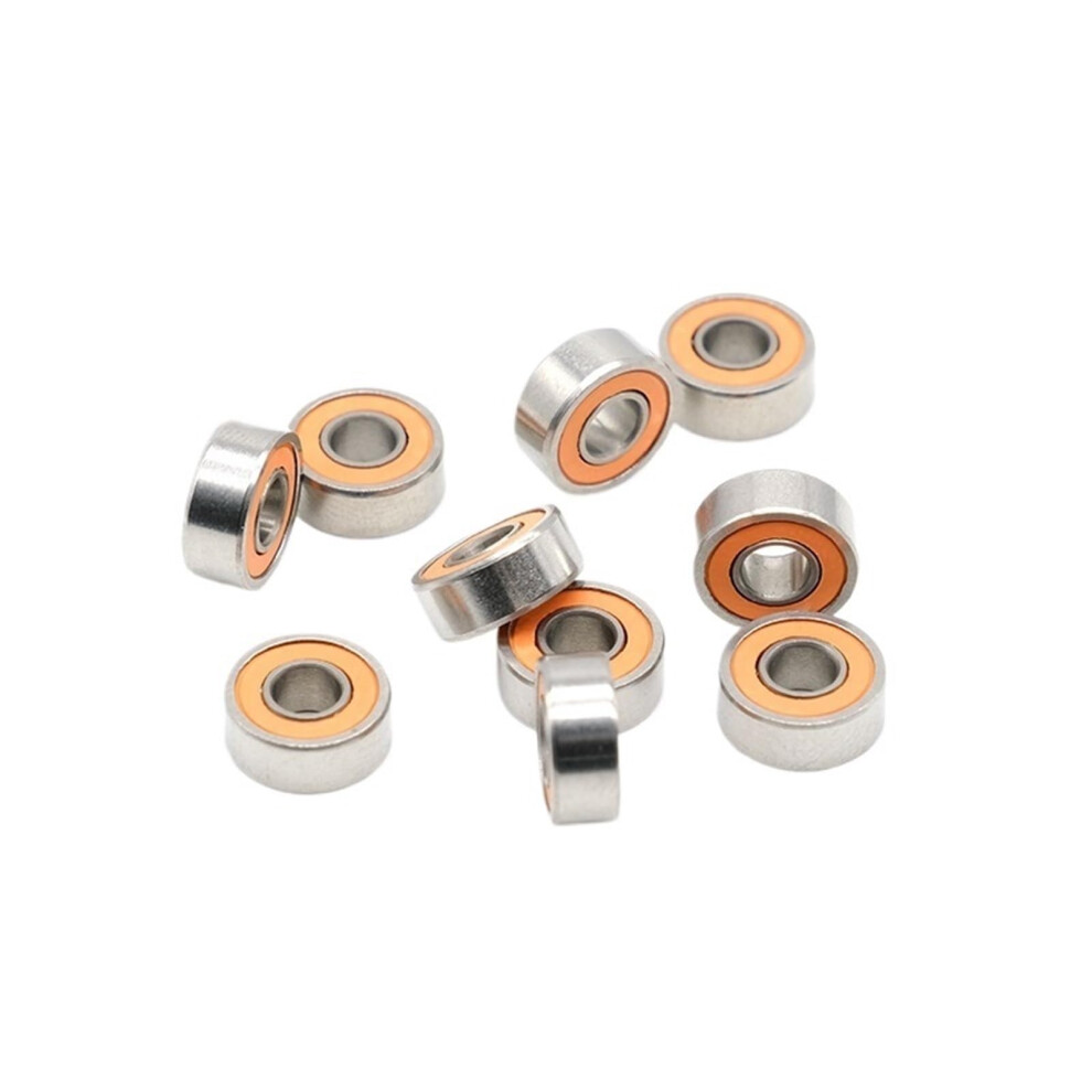 Smr1042rs Bearing 4X10x4mm, Abec7, 2Rs Shielded, Stainless Steel Hybrid Ceramic, 10Pack 9382693962201
