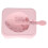 Kitchen Silicone Ice Cream Molds Reusable Stackable Strawberry with Lid 1