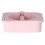 Kitchen Silicone Ice Cream Molds Reusable Stackable Strawberry with Lid 3
